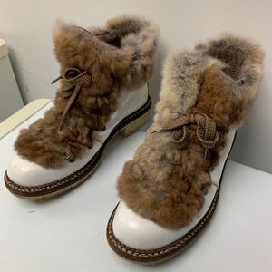 Fur booties